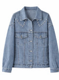 Star Embellished Denim Jacket