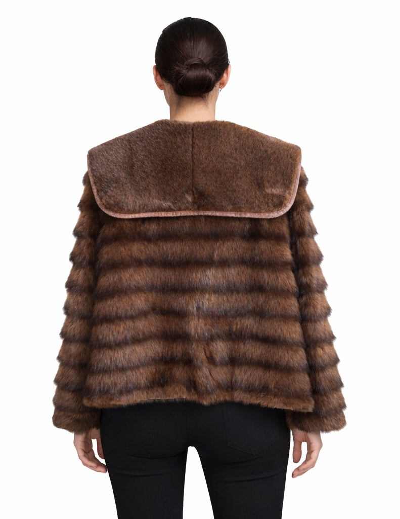 Eco Fur Luxury Brown