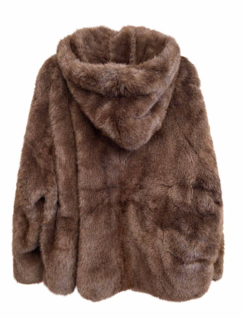 Eco Lux Fur Swarovski Brown