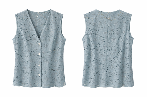 Blue Bloom Lace Set