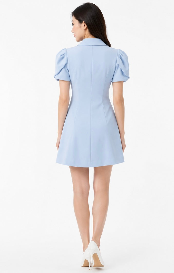 Candy Blazer Dress ( Pistache , Blue , Pink , Lila , White , black )