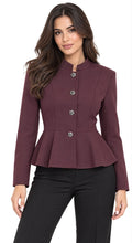 The Royal Tailored Jacket ( Burgundy , Brown )
