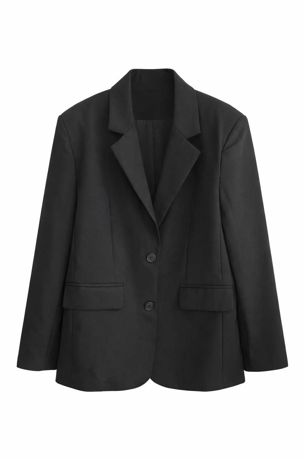 Oversized Tailored Blazer - Black