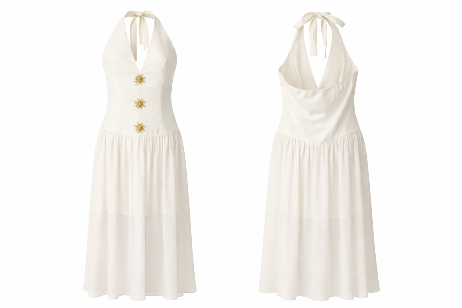 Candy Sun Dress  - Light Pink , Butter Yellow , Light Blue , White