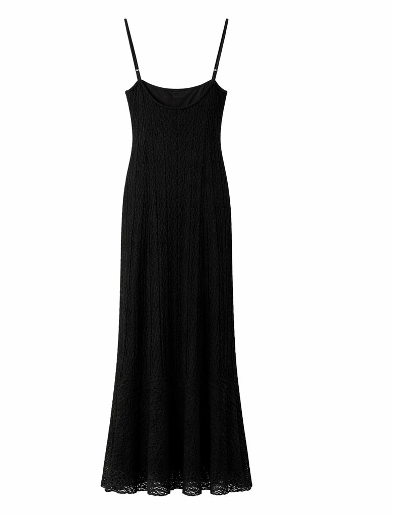 Classic  Lace Slip Maxi Dress