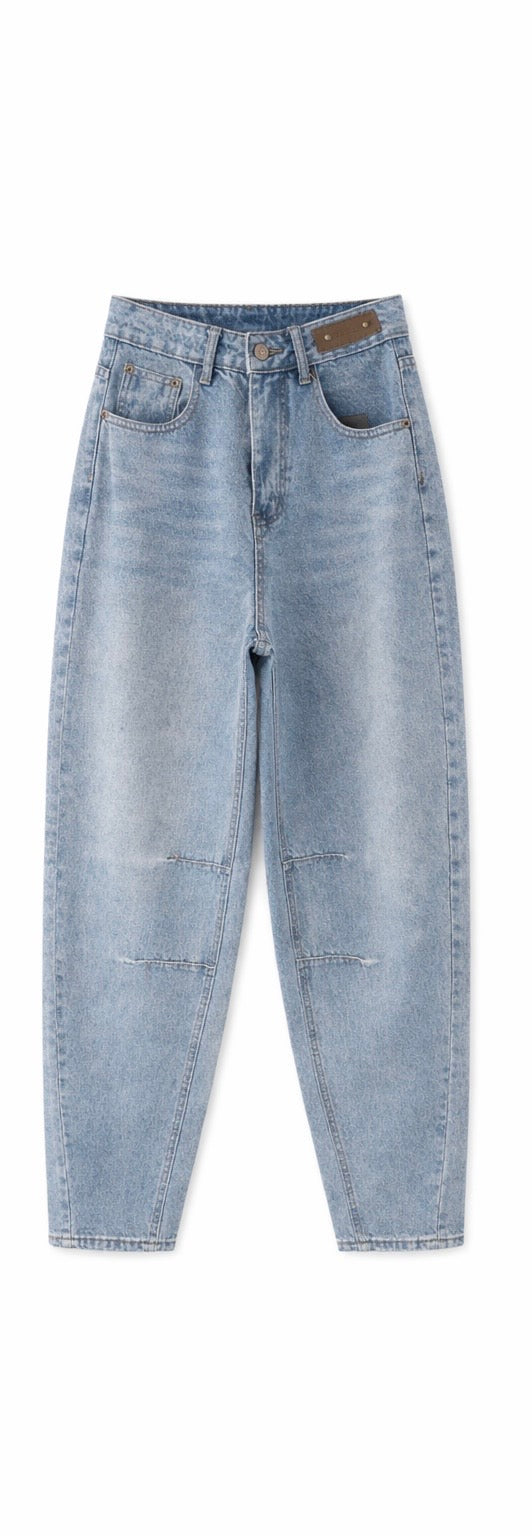 High-Waisted relaxed Fit denim Jeans