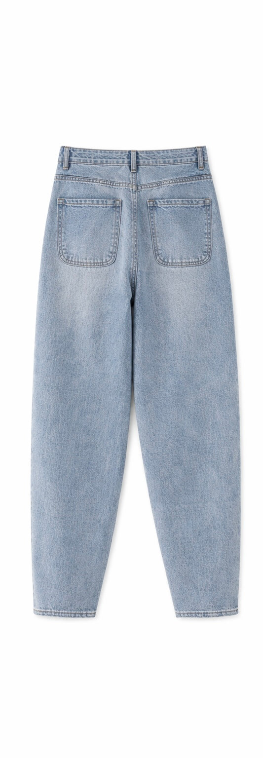 High-Waisted relaxed Fit denim Jeans