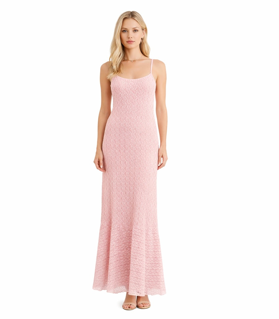 Classic  Lace Slip Maxi Dress