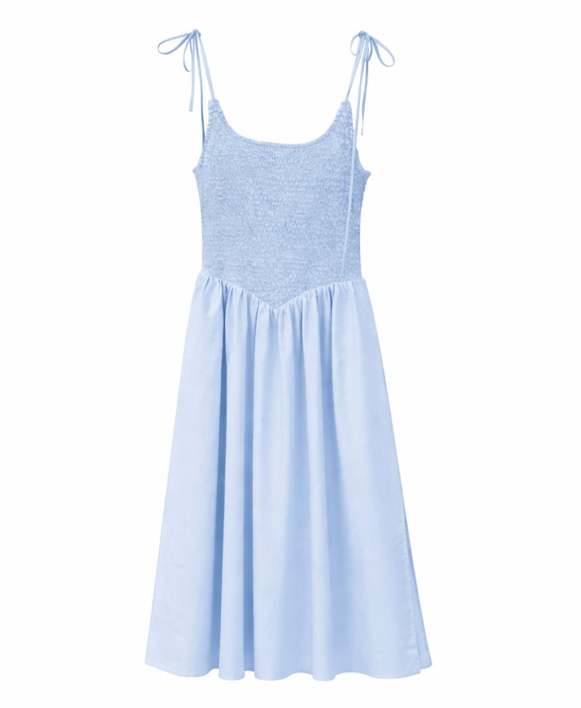 Candy  Essential Tie-Strap Midi Dress