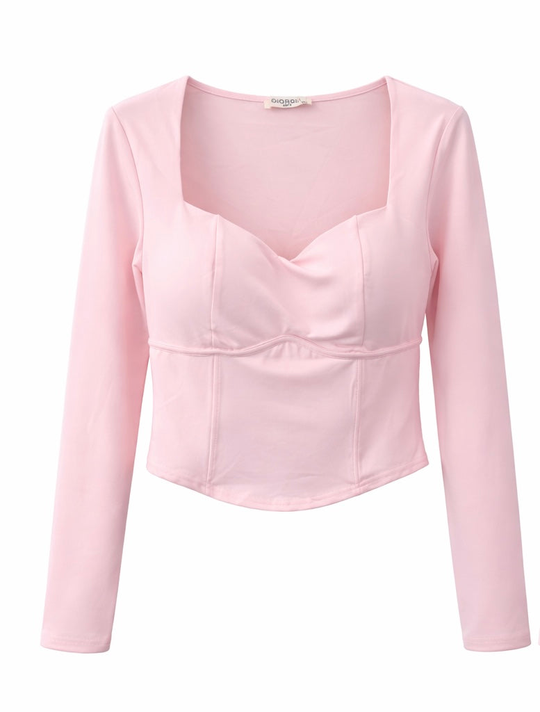 Corset Top - Yellow , Blush pink , Balck
