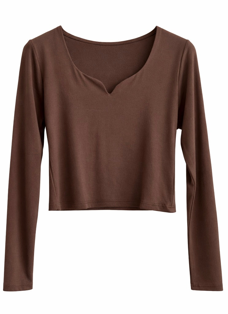 Soft Long-Sleeve Cropped Top