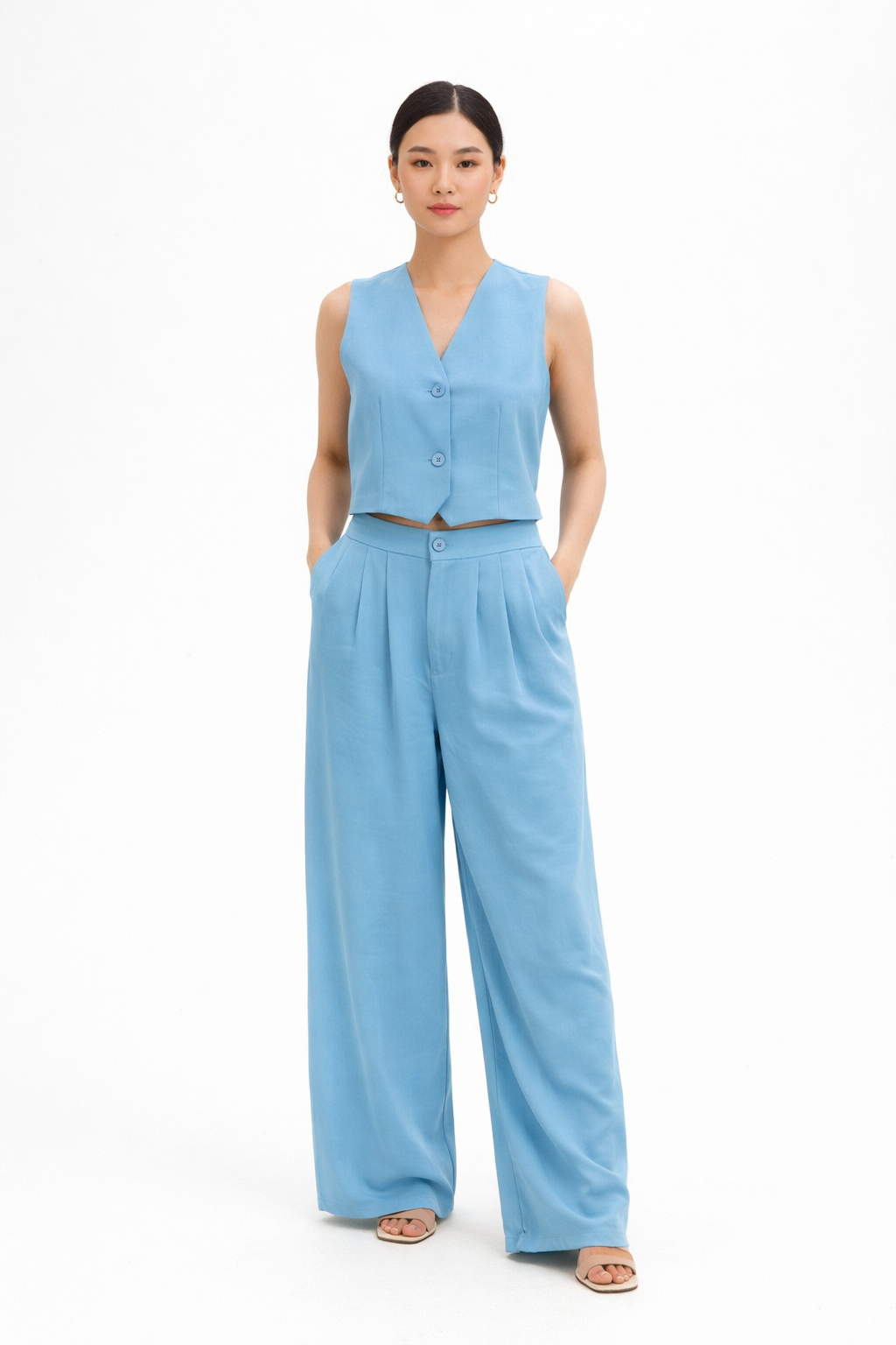 Set gilet blue & Pants
