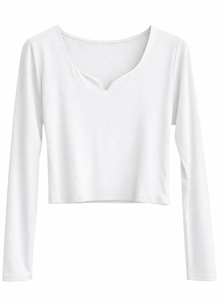 Soft Long-Sleeve Cropped Top