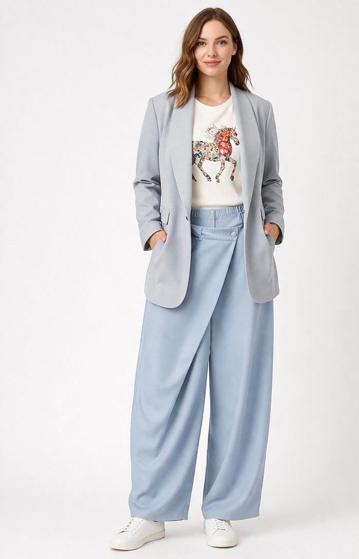 Aladin Trousers - Pink , Blue , Beige