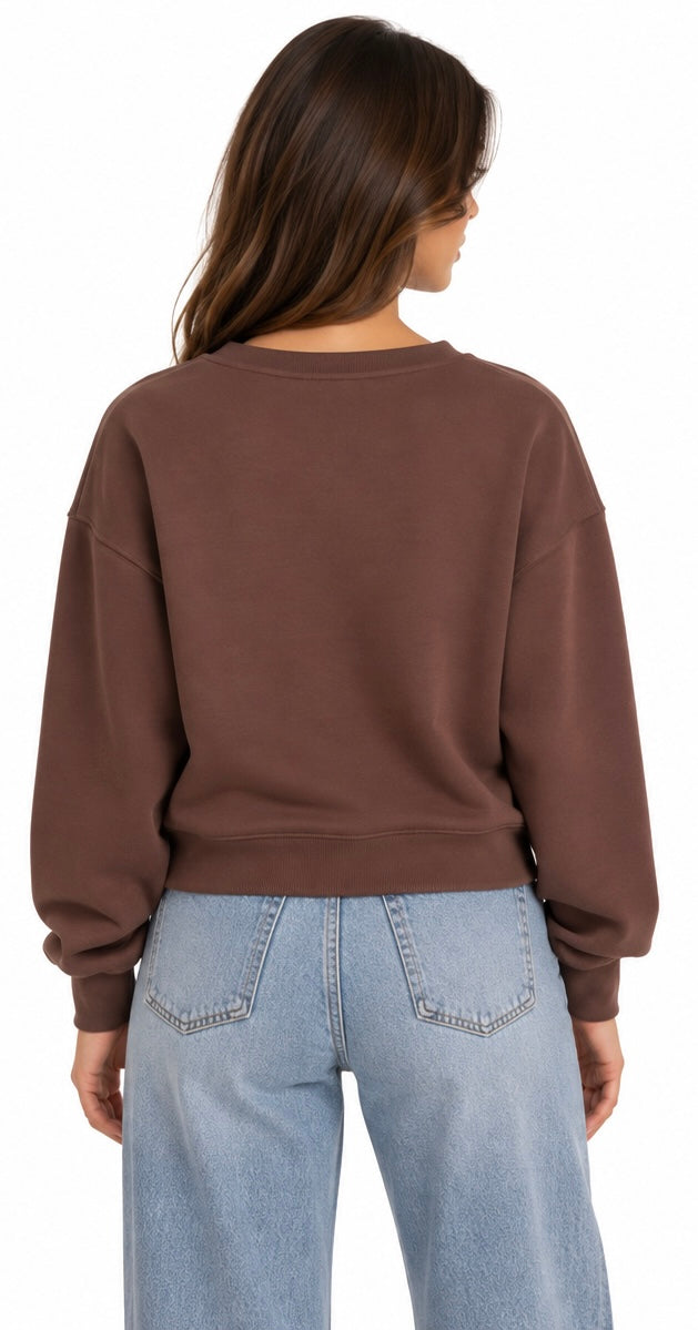 Embellished Flowers Sweatshirt