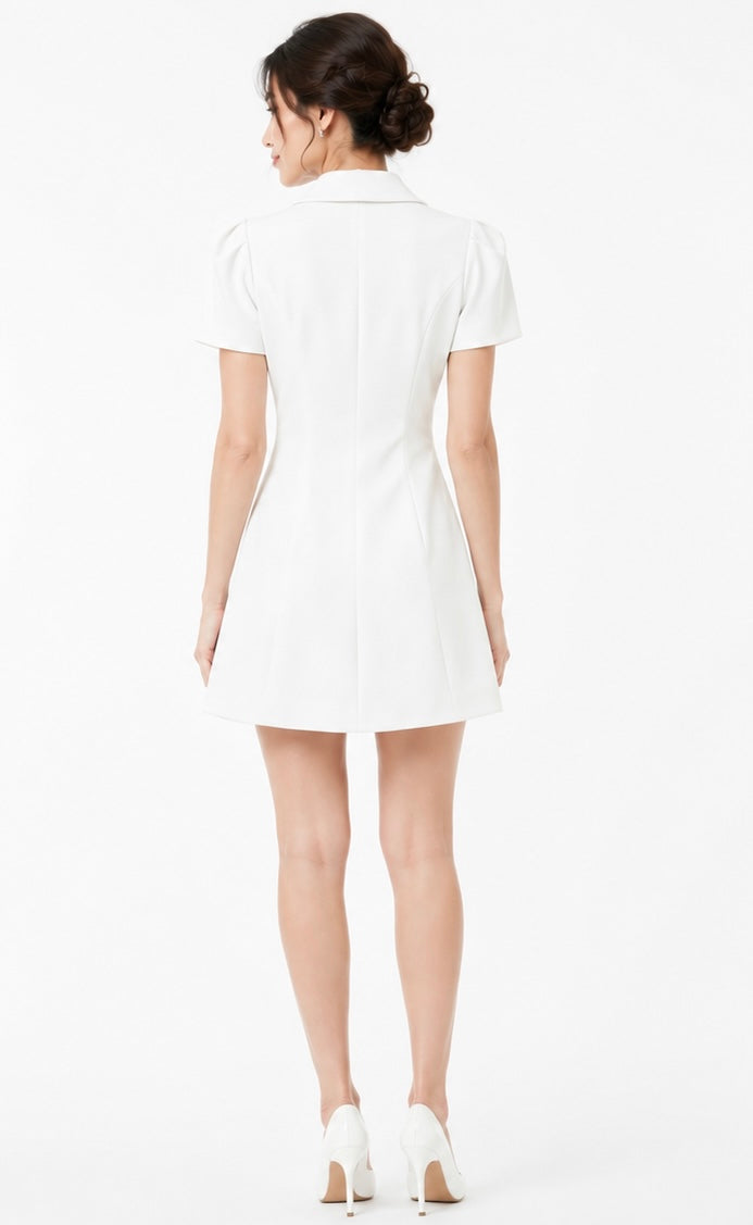 Candy Blazer Dress ( Pistache , Blue , Pink , Lila , White , black )