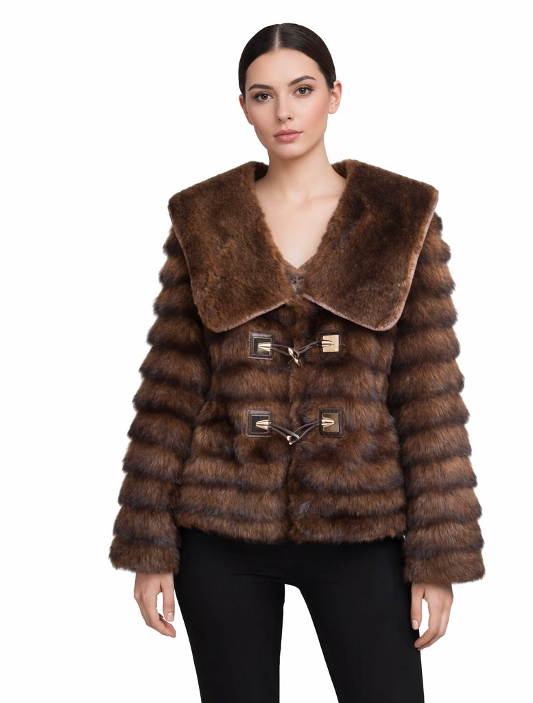 Eco Fur Luxury Brown