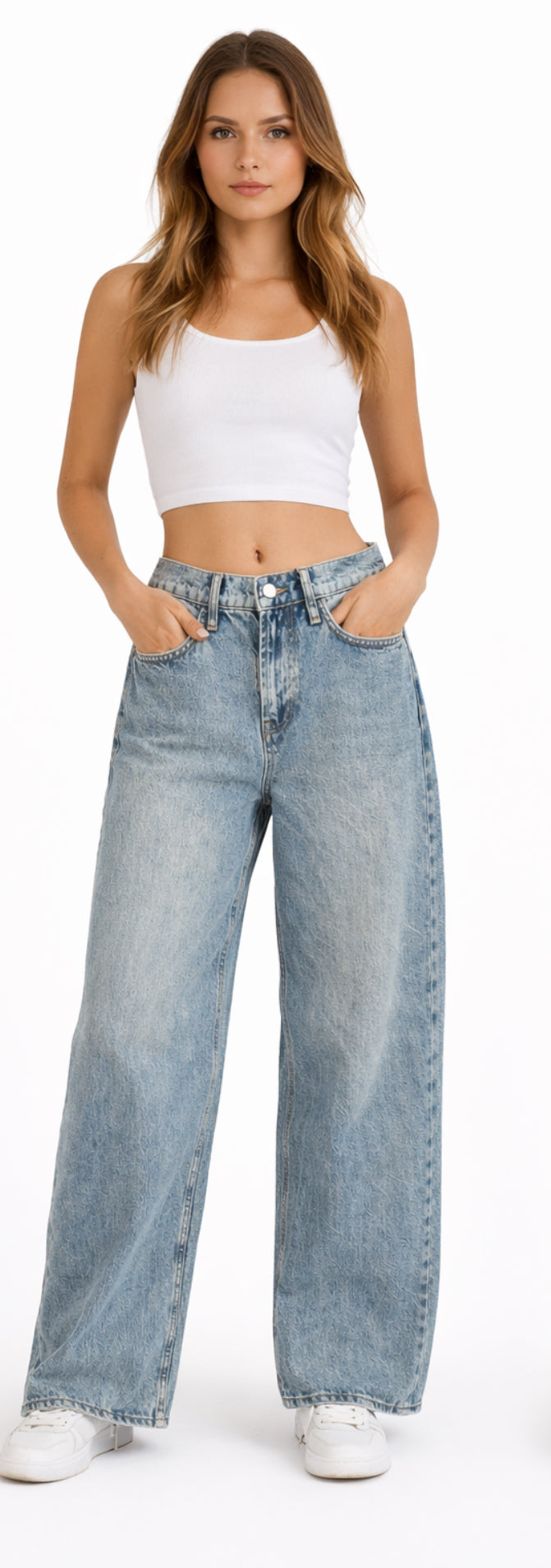 Vintage Style Heart Back Pocket Jeans