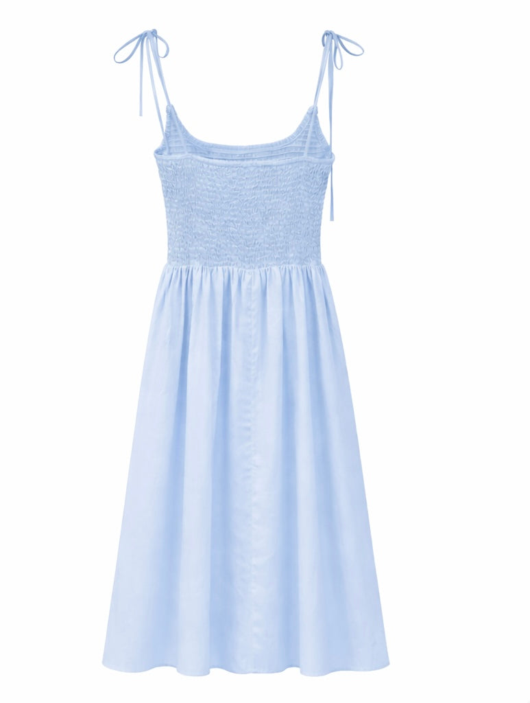 Candy  Essential Tie-Strap Midi Dress