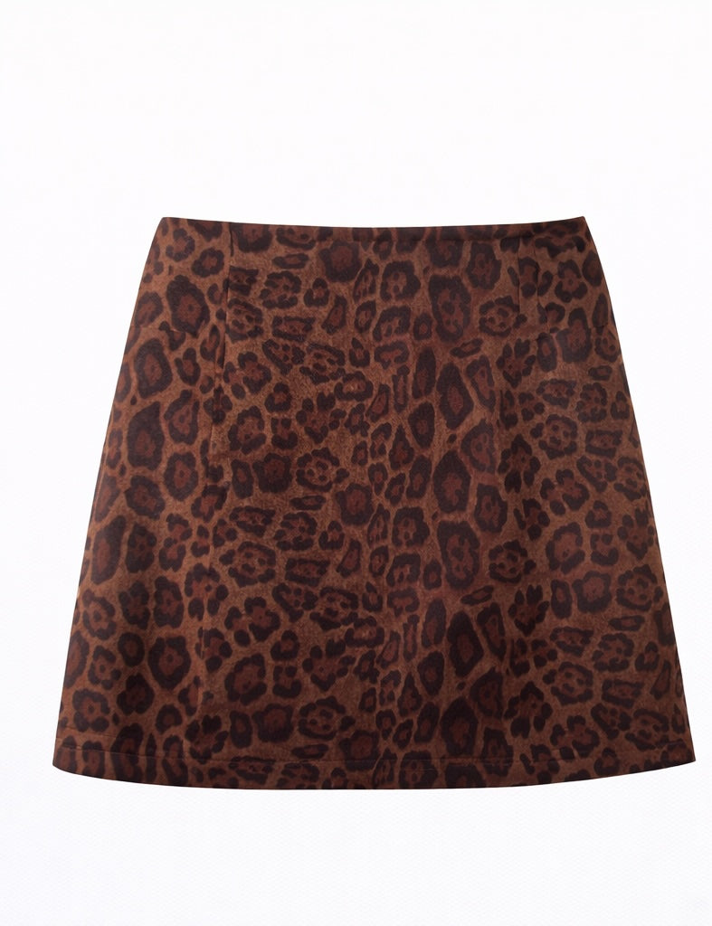 Classic Leopard Mini Skirt