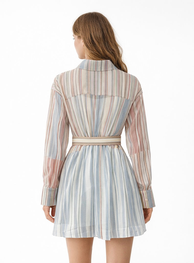 Stripes Dress  Multi Color