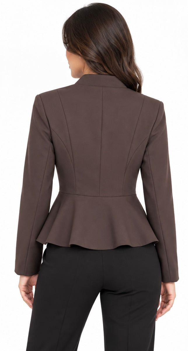 The Royal Tailored Jacket ( Burgundy , Brown )