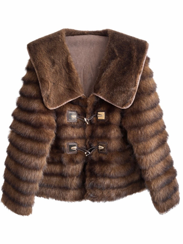 Eco Fur Luxury Brown