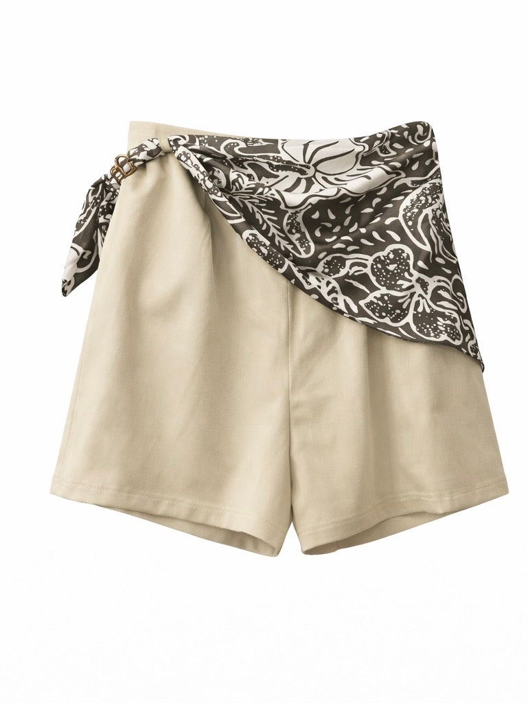 Shorts Champagne Scarf