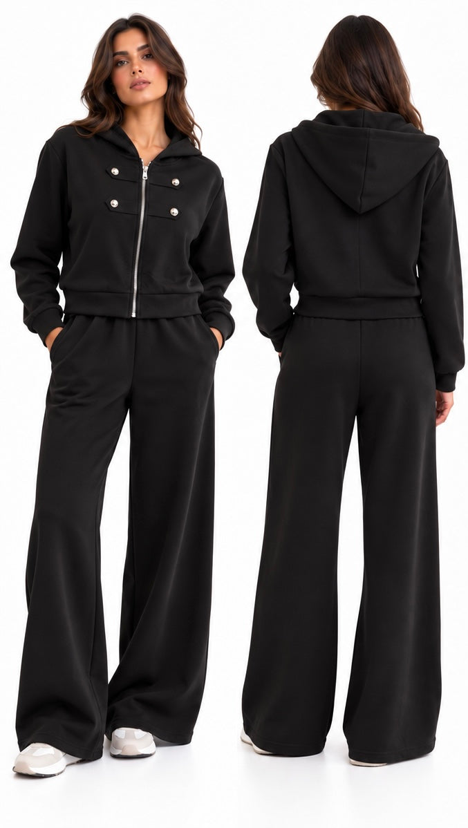 Napoleon Jogging Set ( Brown , Black )