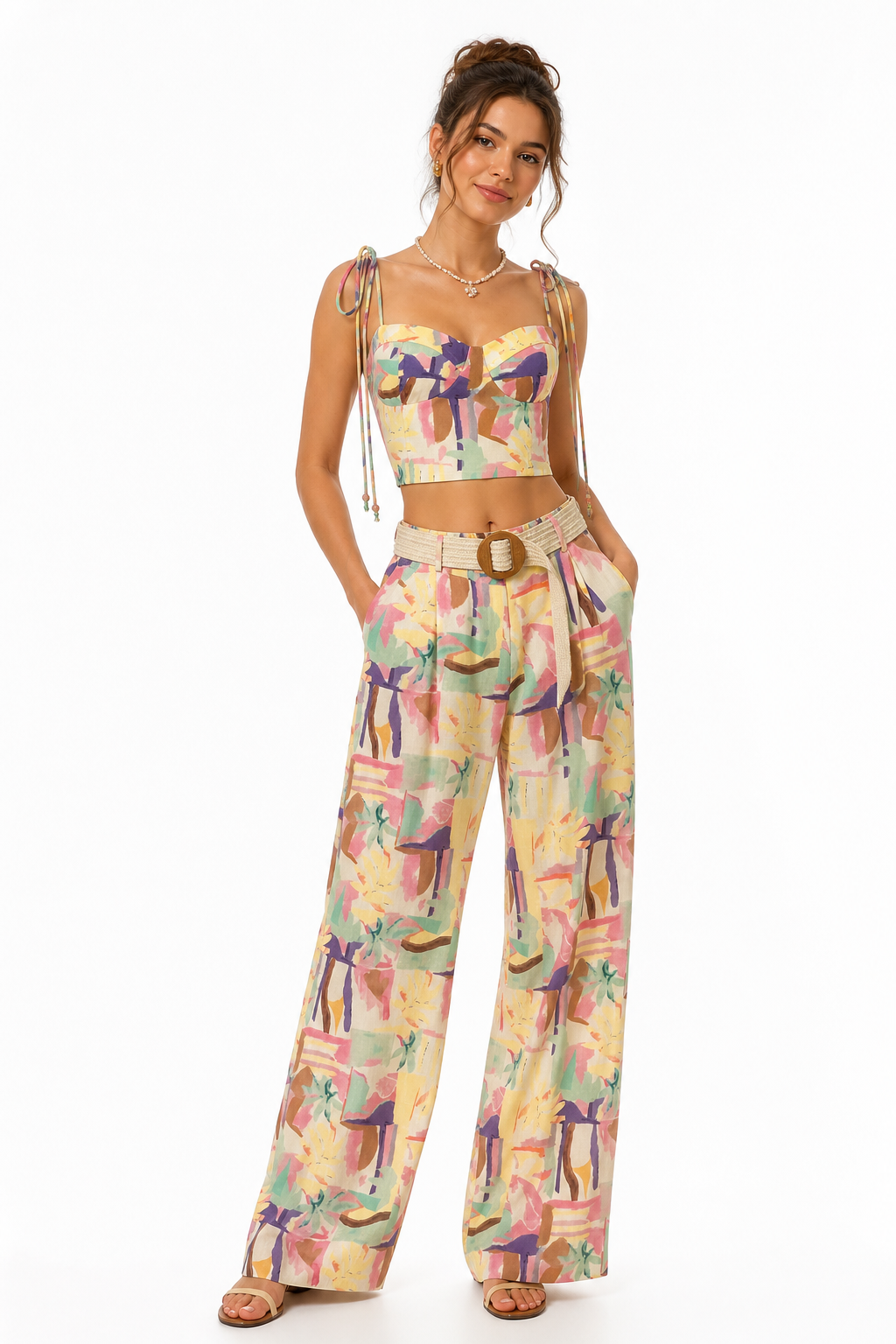 Multi Color Corset & Pants