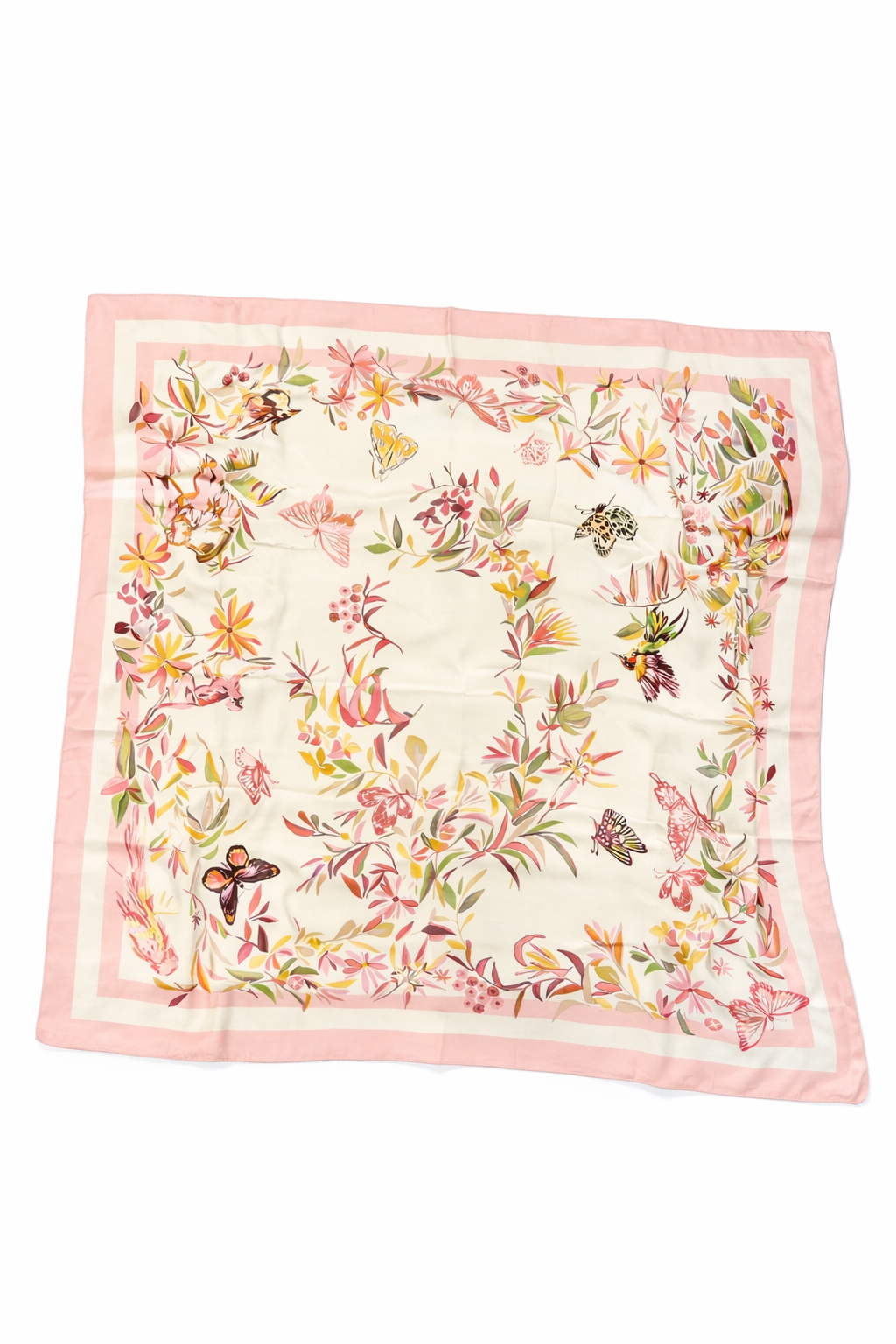 Light Pink Butterfly Scarf