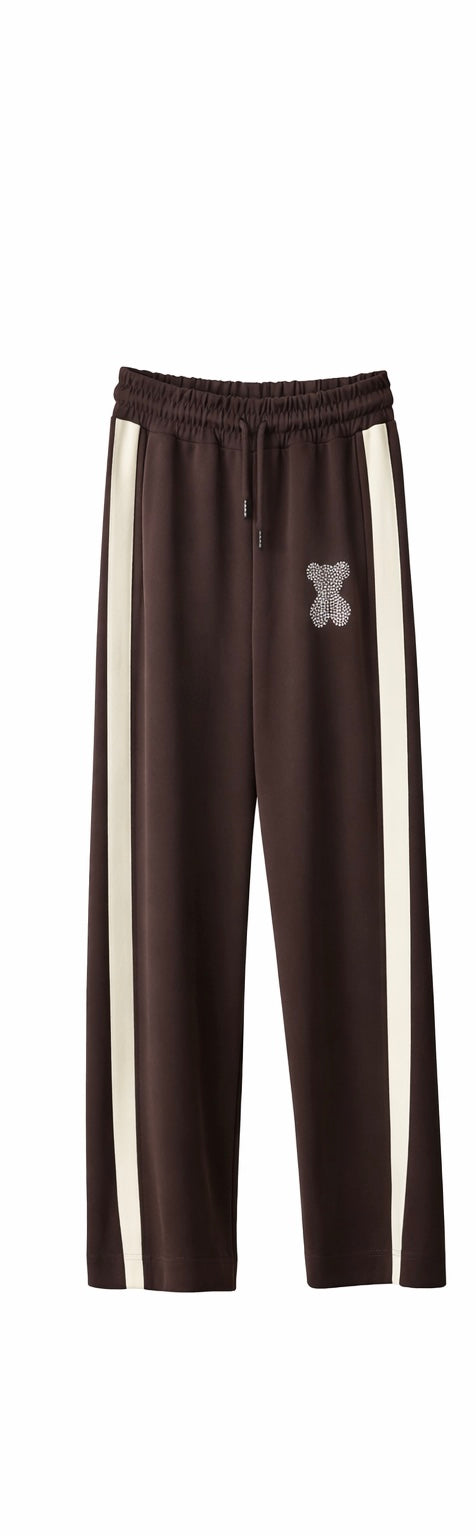 Bear Detail Zip-Up Tracksuit