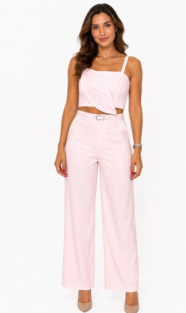 Petal Co-Ord Set ( Pink , Lemon , White )