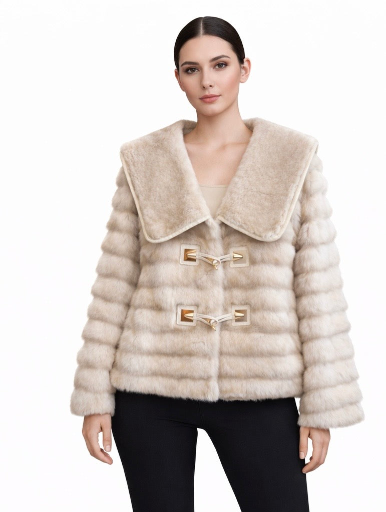Eco Fur Luxury Offwhite