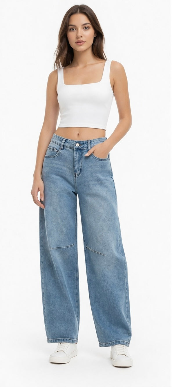 Cisor Baggy Balloon Denim Light Blue