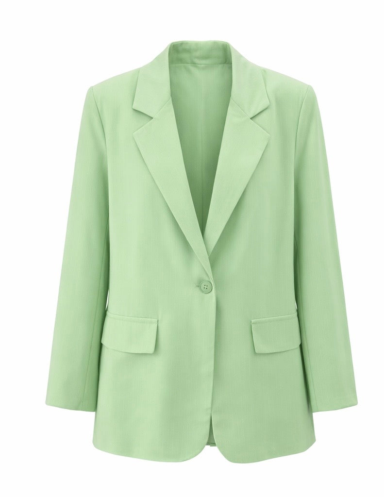 Mint Green Tailored Blazer