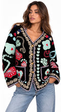 Embroidered Folk Velvet Jacket