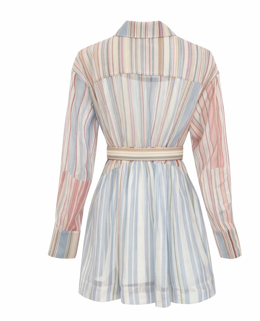 Stripes Dress  Multi Color