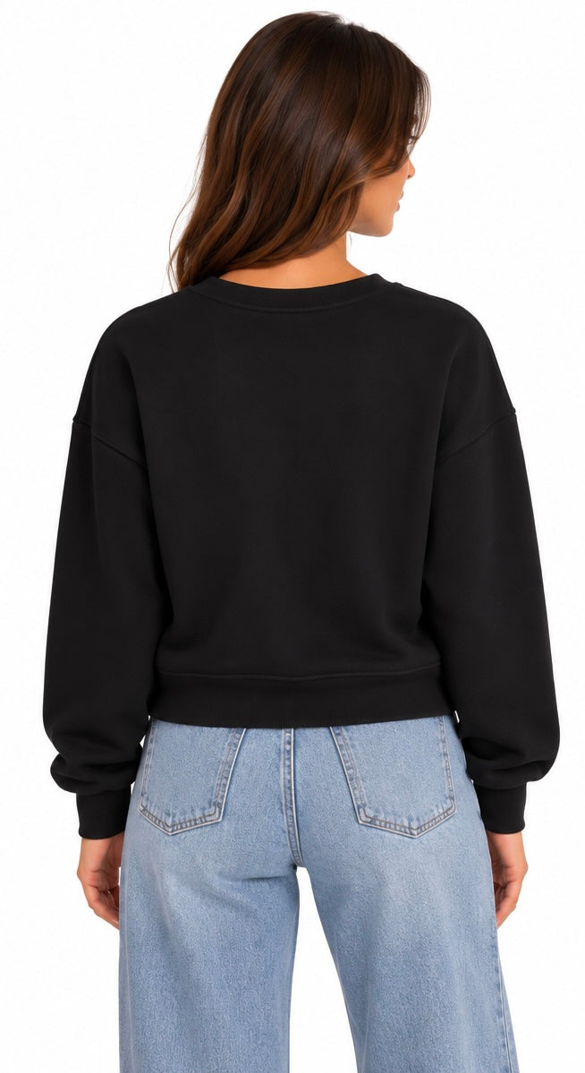 Embellished Flowers Sweatshirt