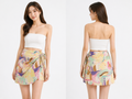 Multi Color Skort