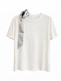 Sunday Tee shirt with scarf