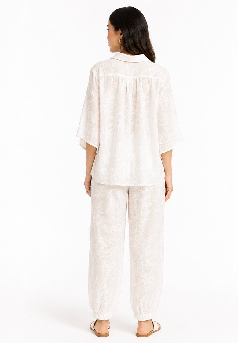 Boho Luxe Embroidered Two-Piece