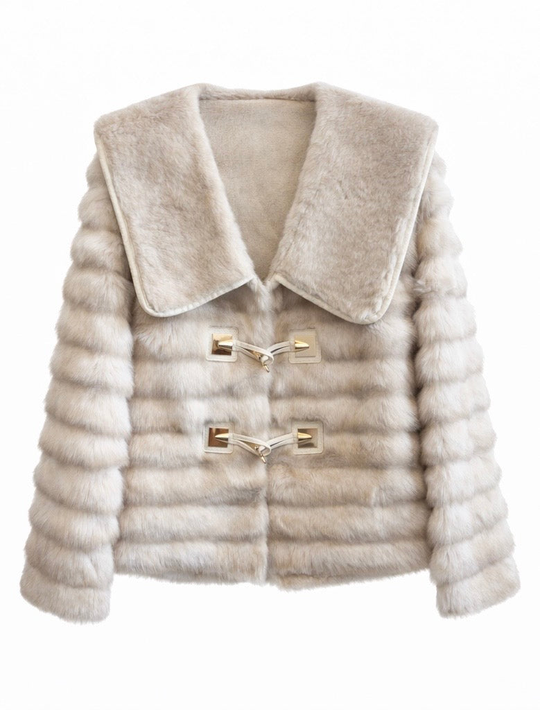 Eco Fur Luxury Offwhite