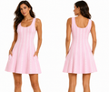 Luna Candy Dress ( Pink , light blue )