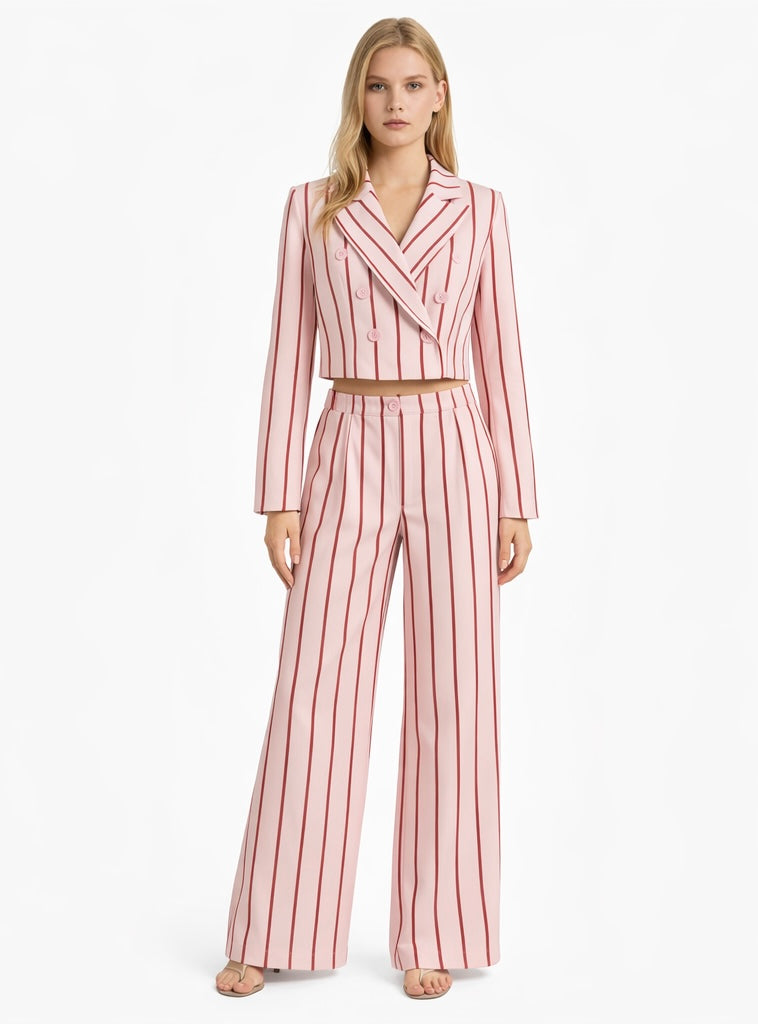 Raille Pink Red Suit