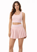 Blush Sports Bra & Skirt Set