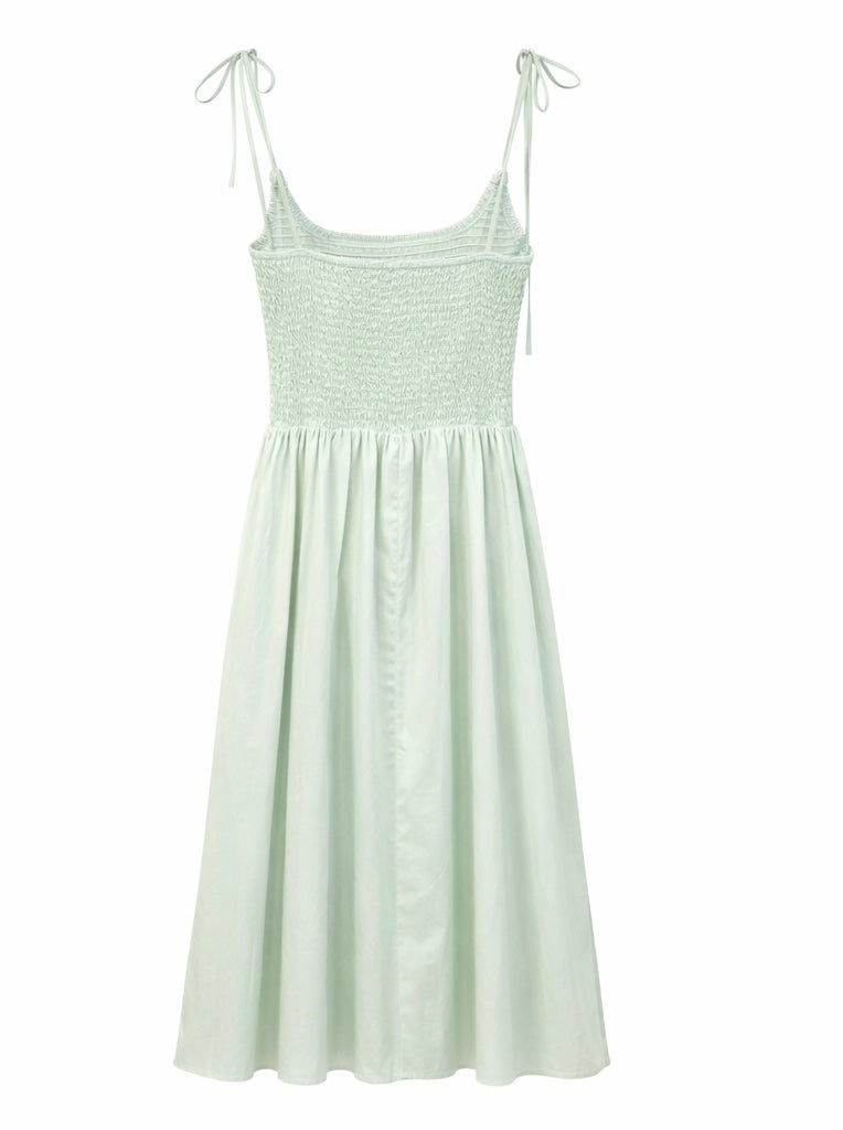 Candy  Essential Tie-Strap Midi Dress