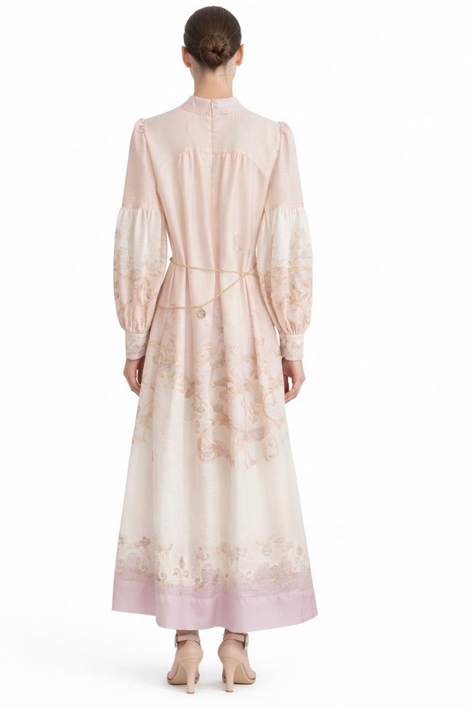 Statement Dress Silk Linen