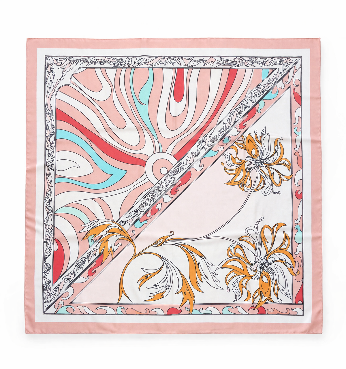 Abstract Pastel Colors Scarf