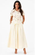 Chic Butter Yellow Resort Co-Ord Outfit
